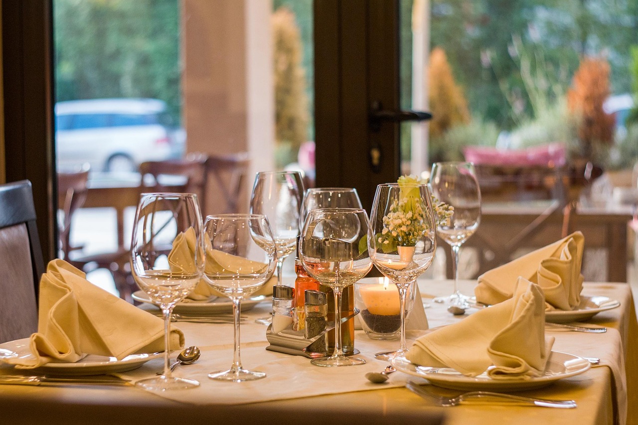 Elegant dinner party